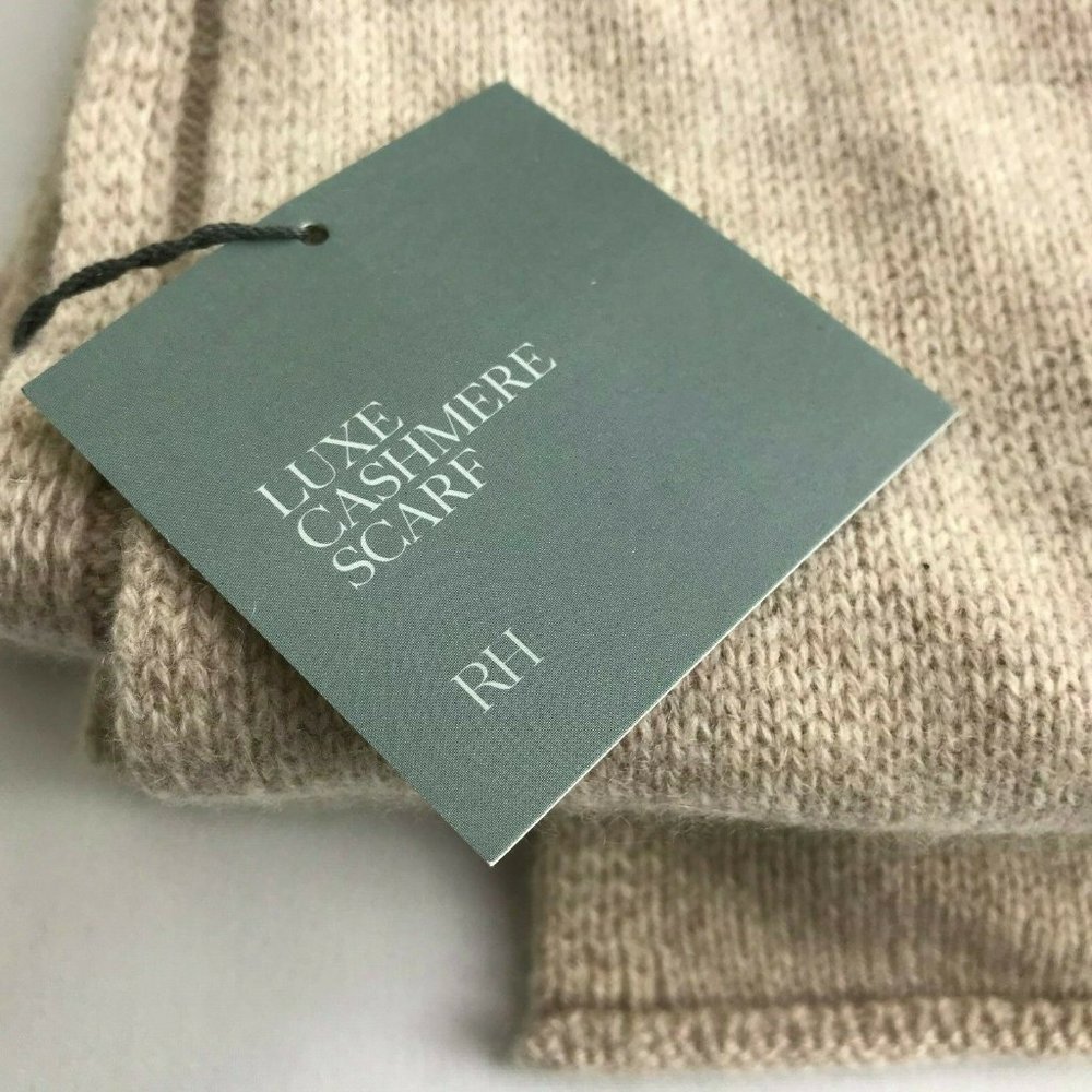 NEW NWT Restoration Hardware Cashmere Scarf Beanie